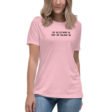 Load image into Gallery viewer, San Luis Obispo - Coordinates Women&#39;s Relaxed T-Shirt
