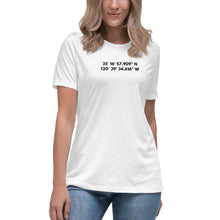Load image into Gallery viewer, San Luis Obispo - Coordinates Women&#39;s Relaxed T-Shirt
